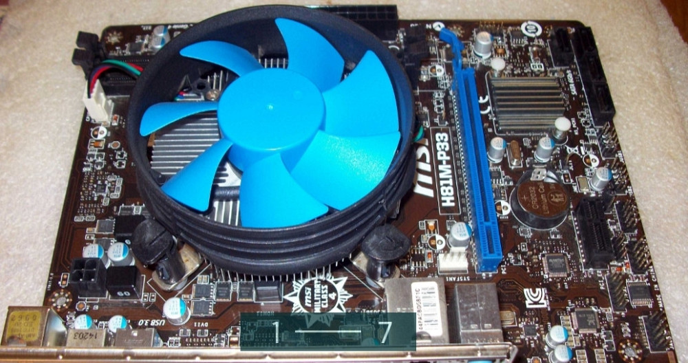 Материнська плата socket 1150 MSI H81M-P33 (USB3, DVI) Киев - изображение 7