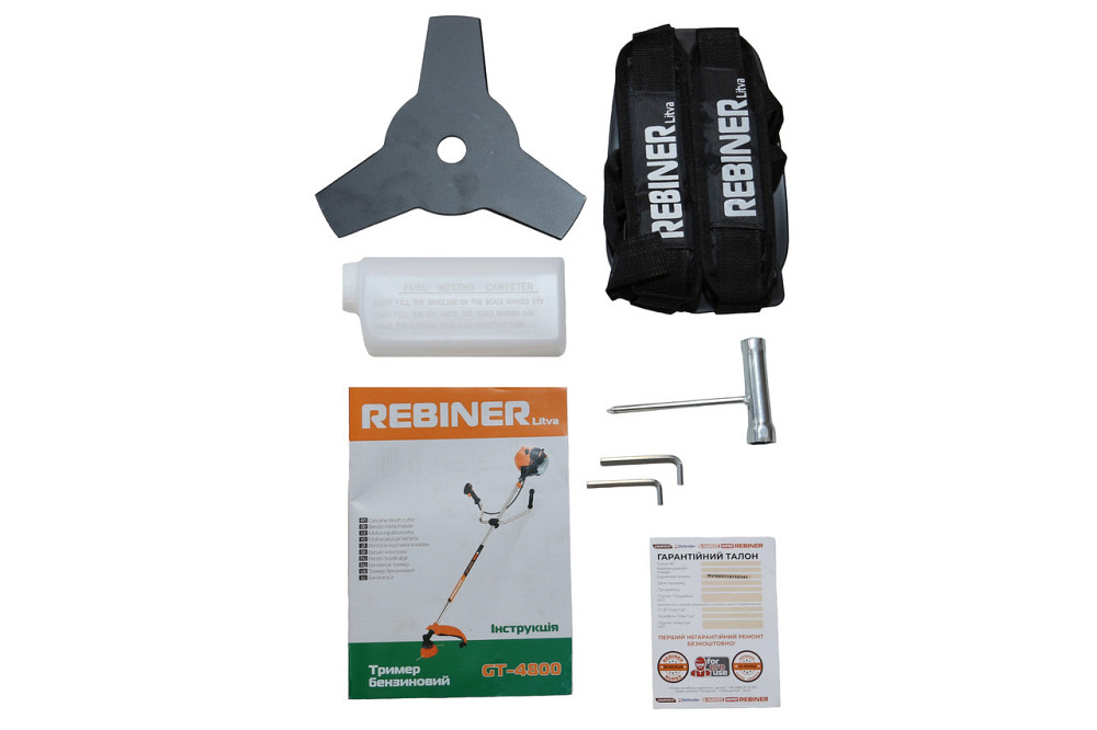 Мотокоса Rebiner GT-4800 (42.7 куб. см, 8000 об/мин, 2-тактный двигатель) – Гарантия 36 мес Львов - изображение 10