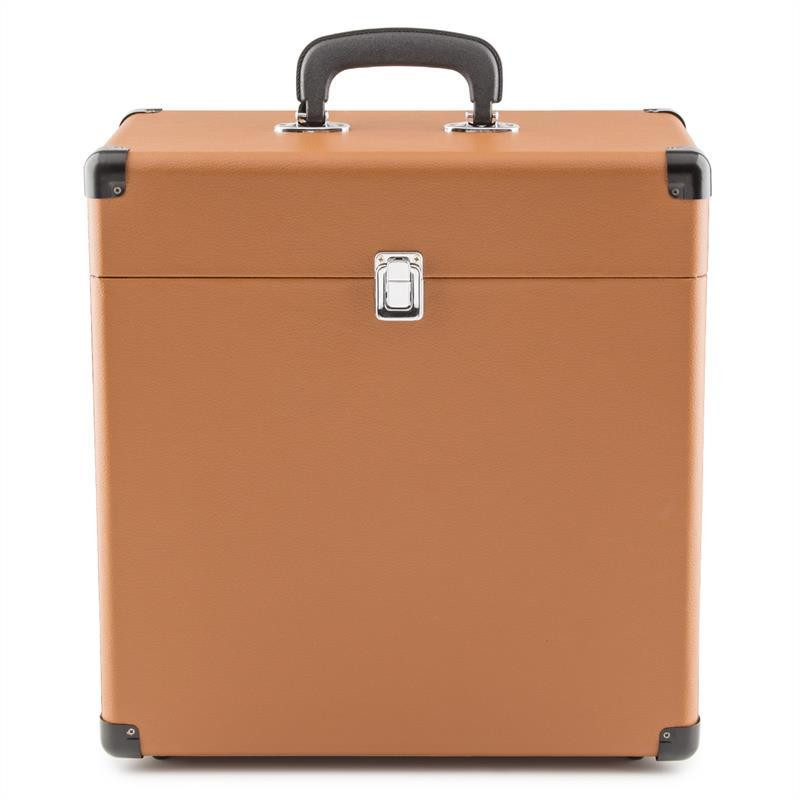 Набор коллекционеров пластинок Джерри Ли Коричневый футляр для пластинок в стиле ретро с проигрывателем Ровно - изображение 5