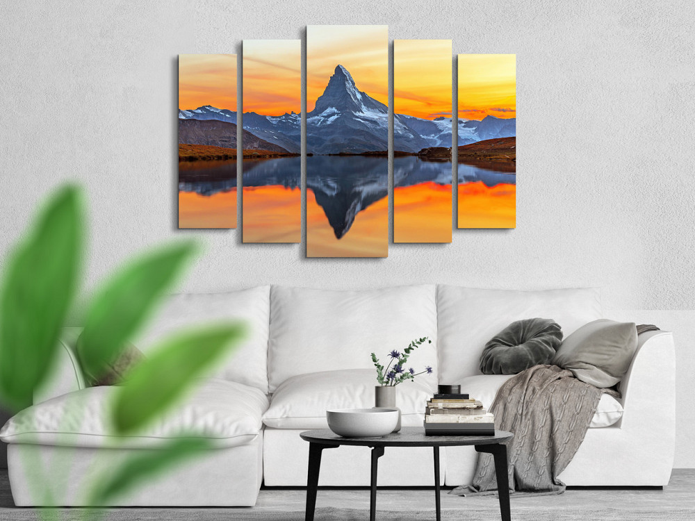 Модульна картина у вітальню / спальню Природа Захід за Горою Art-379_5 ( 80х118см ) Київ - фото 3