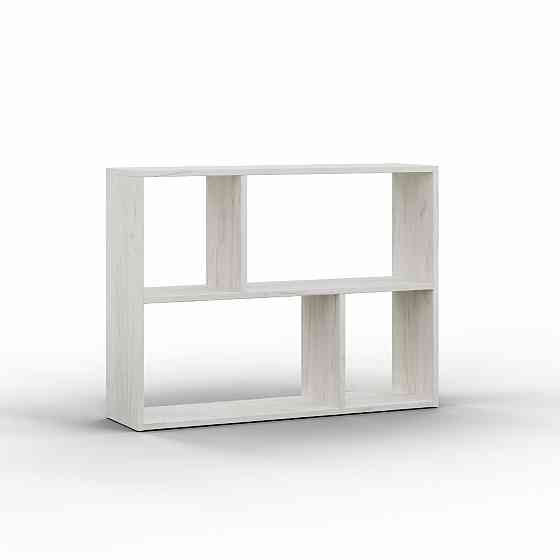 Полиця приставна Т-9, Дуб Крафт Білий, 934/250/700 Львів