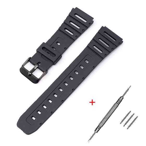 Ремінець для Casio G-Shock CA-53W 20 mm Black BK SBR Київ