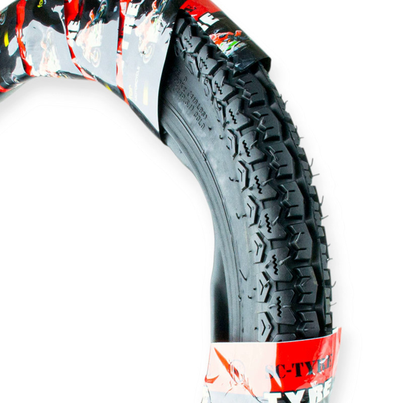 Шина 2.75-17 камерка SC (червоний упак) З КАМЕРОЮ асфальт 324 мото Мукачево - фото 1