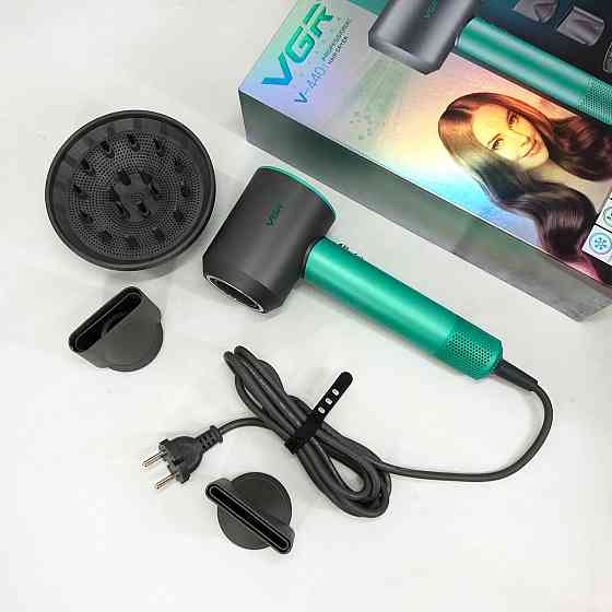 Фен професійний VGR V-440. RS-582 Колір: зелений Київ