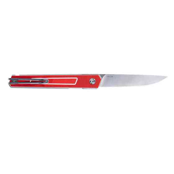 Ніж складаний туристичний SRM Swift 125L-GR (8 см) 12C27 / G10 червоний Київ