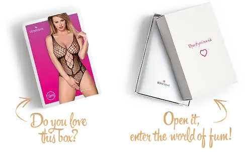 Бодістокінг із великої сітки з доступом Obsessive B117 teddy S/M/L, чорний Львов - изображение 7