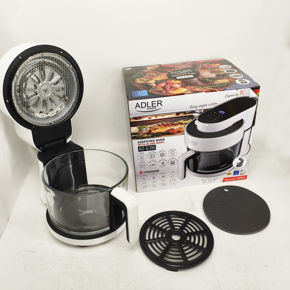 Домашняя фритюрница аэрогриль без масла, Мультиварки и аэрогрили, Аэрогриль для быстрого приготовления FU-42 Львов - изображение 6