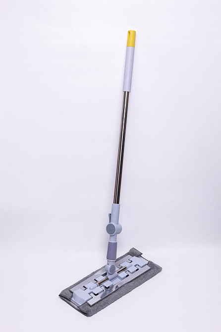 Household Плоска швабра для миття підлоги, стін та стелі універсальна швабра для прибирання Жов Коломыя - изображение 1