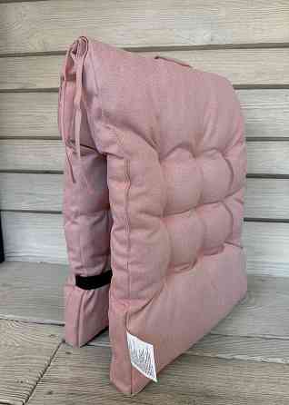 Подушка для стільців (40x120х4 см) подвійна Decorator Мальмо колір пудровий 84-170 Київ