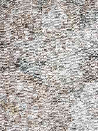 Шпалери вінілові на флізелін Rasch Riva 1.06х10 квіти піони бежеві білі блакитні 972405 Київ