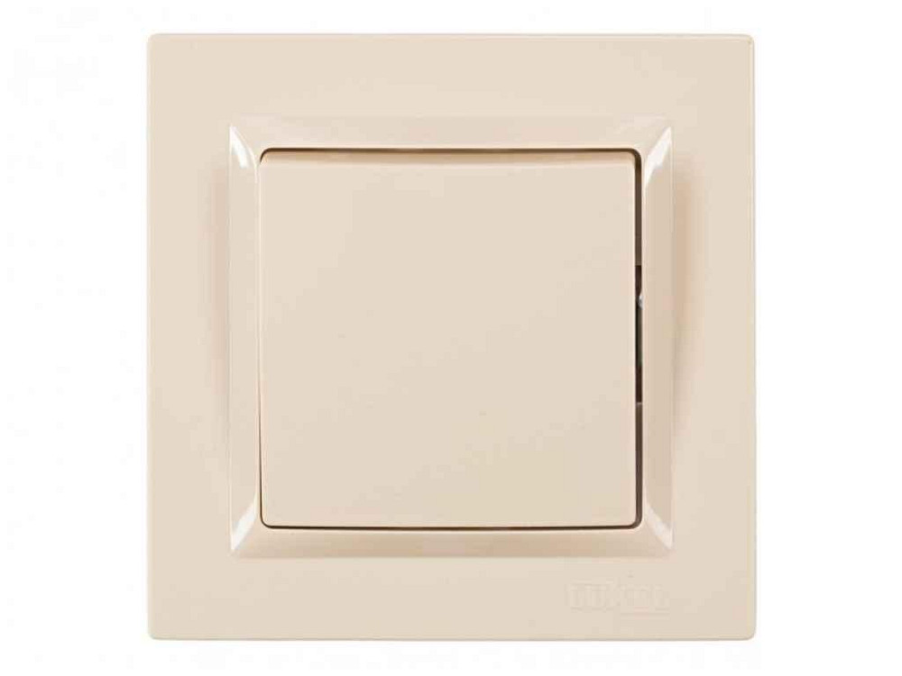 Выключатель JAZZ (крем) 9302 ТМ LUXEL Solmir Киев - изображение 1