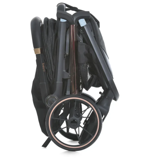 Коляска дитяча El Camino BEYA Black Leo прогулянкова з чохлом для ніжок у комплекті Чорна (ME 1127-G) Чернигов - изображение 5