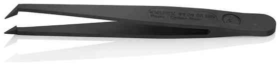 Пінцет для прецизійних робіт пластик ESD, black Одеса