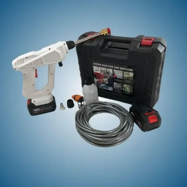 Мойка высокого давления 48v на 2 аккумулятора пистолет для мойки автомобиля, M-48 Коломыя - изображение 2