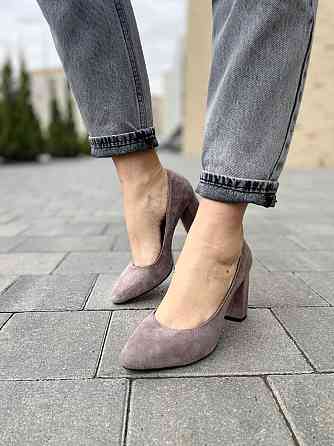 Nivelle Туфлі жіночі NIVELLE капучино натуральна замша 38р. 40р. каблук 9 см (1592/8051-8045) Коломия