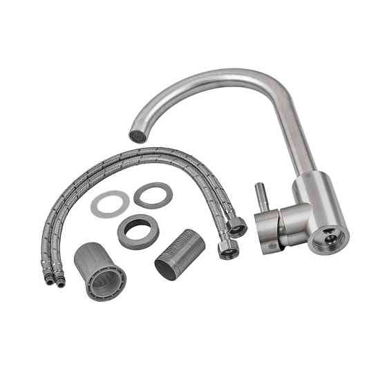 Кухонний змішувач Armata SUS-011 з нержавіючої сталі (CH6484) Харків