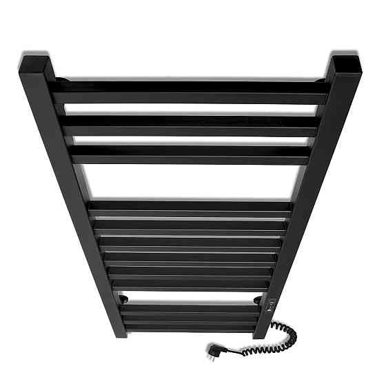 Електрична рушникосушка Laris Зебра Імідж ЧКЧ12 350Х900 чорний, праве підключення Київ