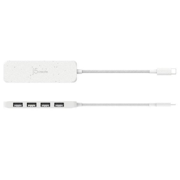USB-хаб J5create 4 USB-A White (JCH341EW-N) ( 14605 ) Харків - фото 4