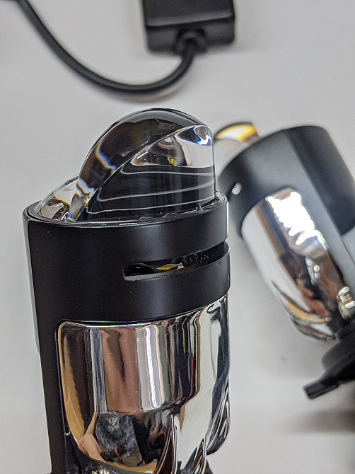 Світлодіодні лінзи Bi-LED EA Light X Y9 H4 Mini Lens 1.4" 6000k 11000lm 80w/SET 12-24v Харків - фото 4