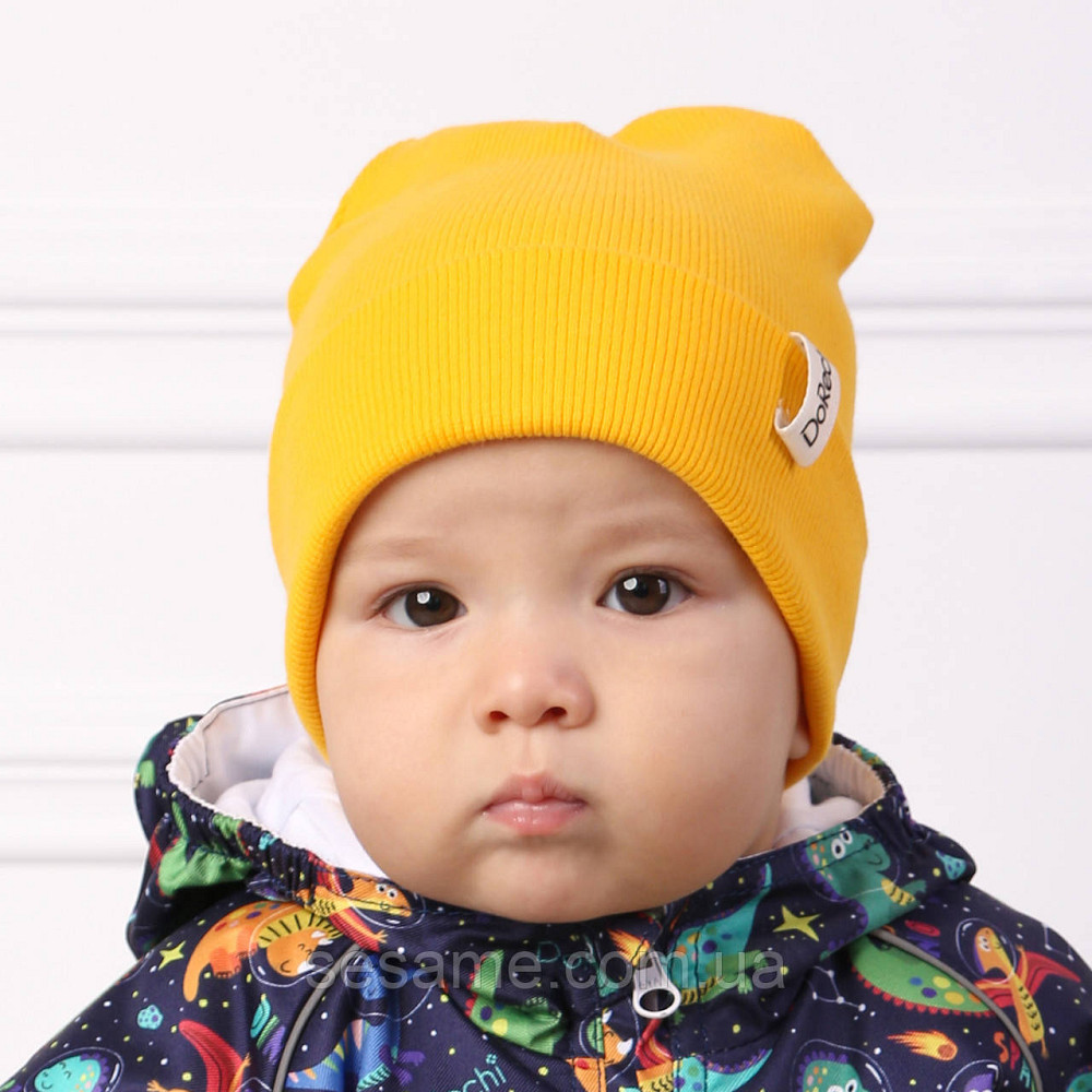 Дитяча Шапка Демісезонна Жовта 48-52 Харьков - изображение 1