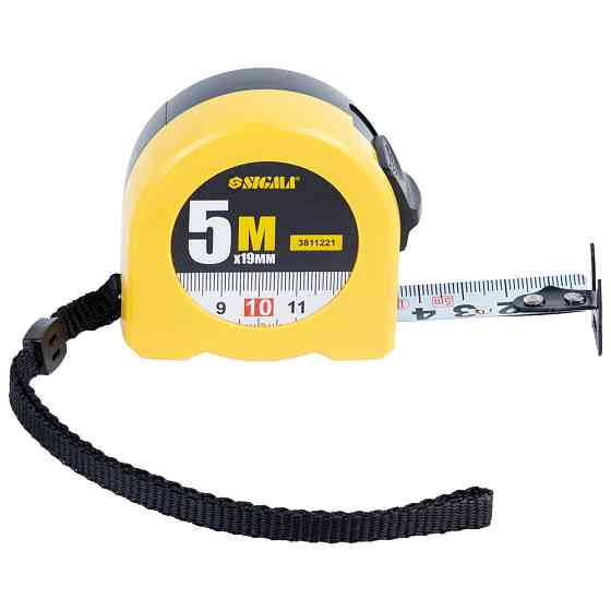 Sigma Рулетка Color 5м×19мм SIGMA (3811221) Київ