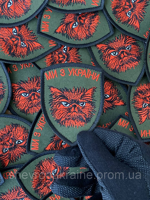 Шеврон Ми з України (Форма щит. На липучці) Розмір 8.5x7см Київ - фото 4