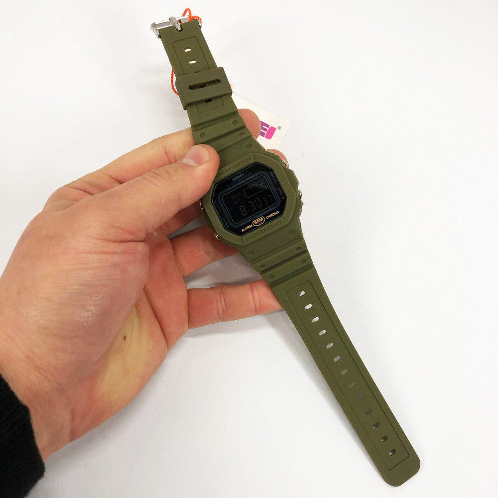 Захисні тактичні годинники SKMEI 1628AGBK, Годинники військові чоловічі спортивні спорт AE-25 Івано-Франківськ - фото 1