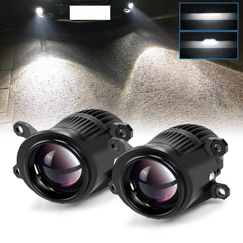 Туманки 2.0" Bi-LED Fog Projector Lens 6000K For Toyota Corolla Sienna C-HR Fortuner Харків - фото 1