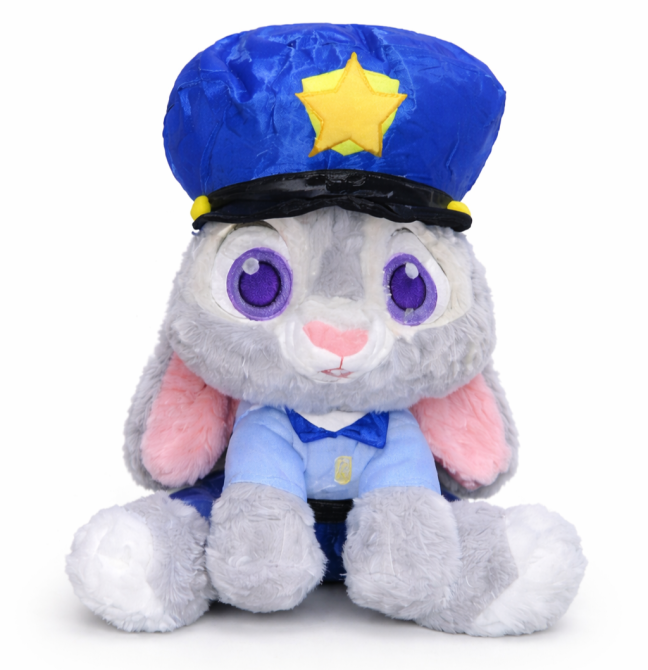 Мягкая игрушка Джуди Хопс 35 см из мультфильма «Зоотопия» — крупный плюшевый кролик-полицейский Киев - изображение 2