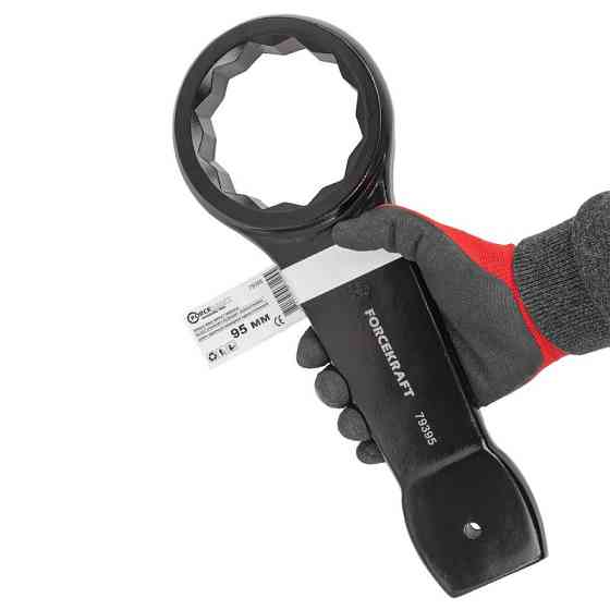 Ключ накидний ударний односторонній 95мм FORCEKRAFT FK-79395 Одеса