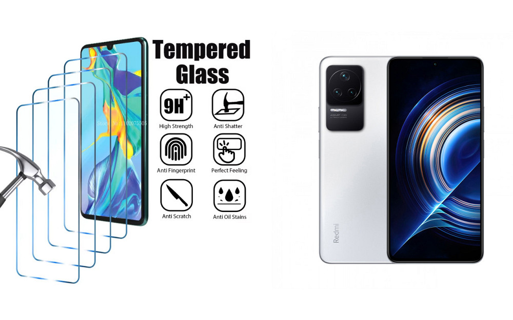 Защитное стекло ArmorGlass для Xiaomi Redmi K50 – устойчивое к царапинам и ударам Киев - изображение 1