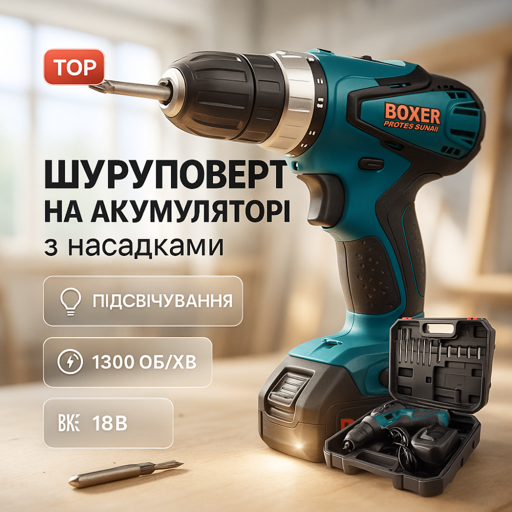 Надежный шуруповерт для дома и работы, Аккумуляторная отвертка с универсальными насадками PH-17 Львов - изображение 12