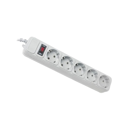 Фільтр мережевий 5 розеток 1,8 м з вимикачем сірий SPM5-G-6G Maxxter Житомир