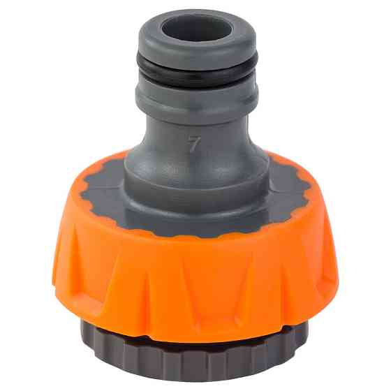 Адаптер для конектора 1⁄2" універсальний у/р 1⁄2"× 3⁄4" (ABS+TPR) FLORA (5015834) Київ