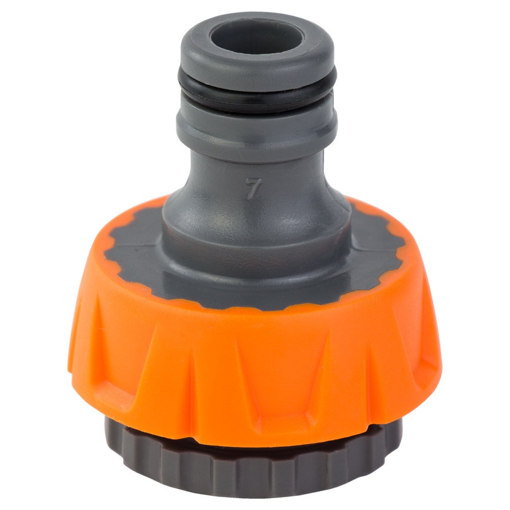 Адаптер для конектора 1⁄2" універсальний у/р 1⁄2"× 3⁄4" (ABS+TPR) FLORA (5015834) Київ - фото 1