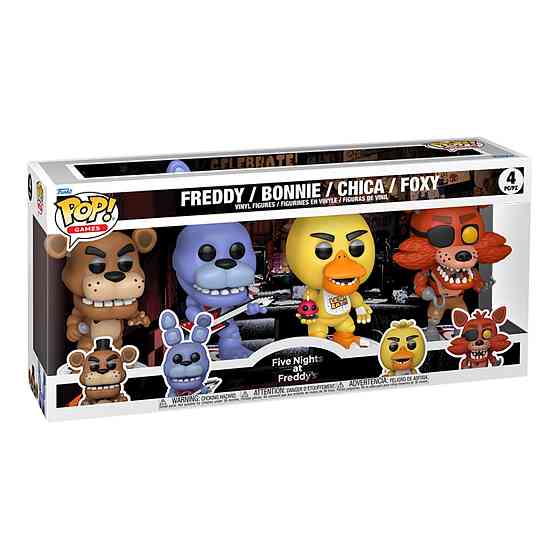 Набір ігрових фігурок Funko POP! серії 5 ночей у Фредді (4 фігурки) Днепр