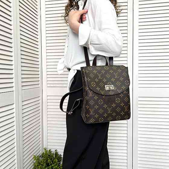 Женский рюкзак-сумка классический брендовый. Женский маленький брендовый рюкзак сумка Louis Vuitton 735 Киев