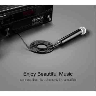 Кабель мультимедійний 6.35mm M to XLR F 2.0m AV131 black Ugreen (20719) Вінниця