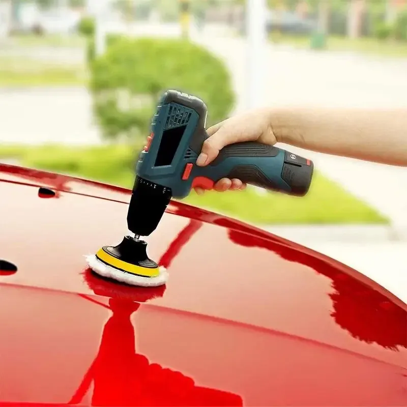 Вовняні полірувальні диски для авто, скла та металу, 2 шт Київ - фото 16