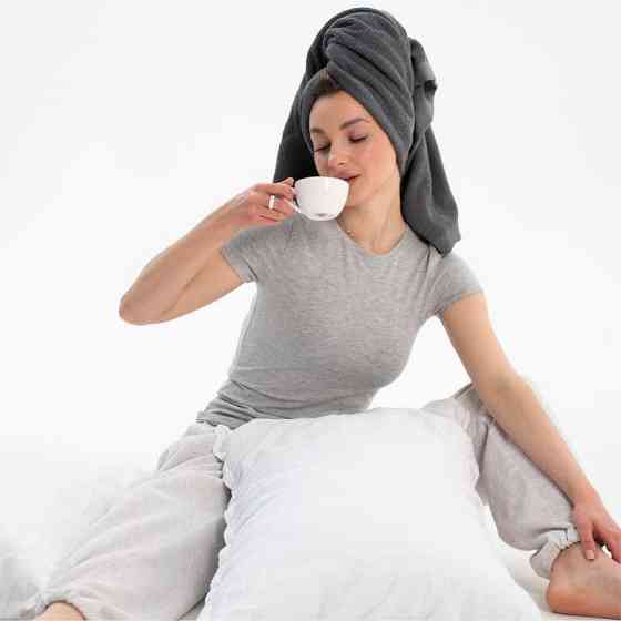 Набор 2 жаккардовых полотенца в коробке Lovely Svi 70 х 140 см и 50 х 90 см Серый (140226) Киев