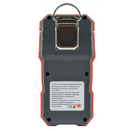 Детектор угарного газа CO (0-1000 μmol/mol) WINTACT WT8806 Чернигов - изображение 3