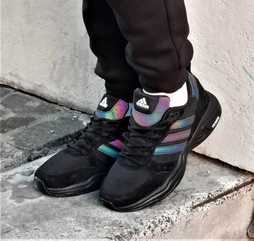 Кросівки Adidas Чорні Хамелеон Чоловічі Адідас Y3WXS (розміри: 42,43,45) Дніпро - фото 3