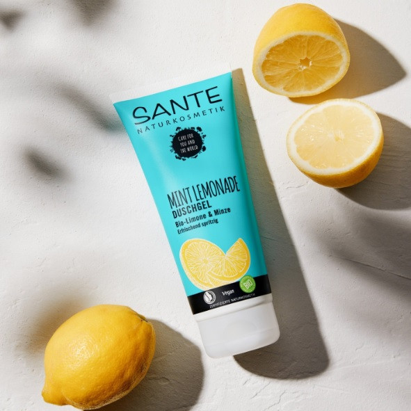 БИО-Гель для душа MINT LEMONADE Лимон и Мята SANTE 200 мл Киев - изображение 3