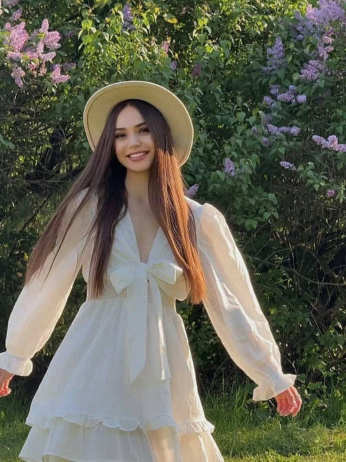 Женское легкое романтичное мини платье из льна 46/48 Одесса - изображение 6