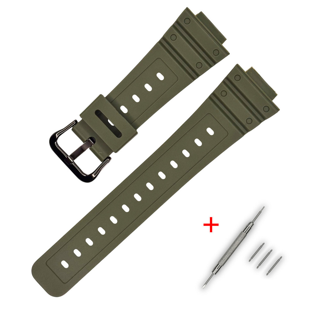 Ремінець для Casio G-Shock DW-5600 B Army Green BK SBR Київ - фото 1