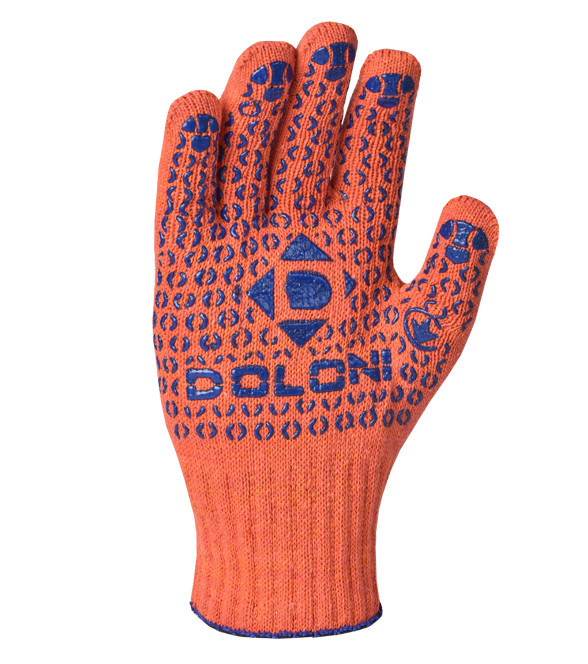 Doloni рукавички захисні трикотажні з ПВХ малюнком, Універсал 526 р.10 Рівне - фото 1