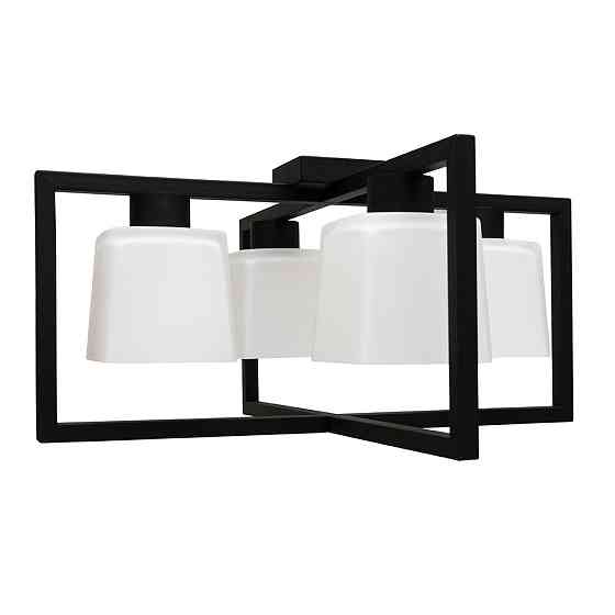 Люстра потолочная MSK Electric Boston на четыре плафона под лампу Е27 NL 400230-4 BK Одесса