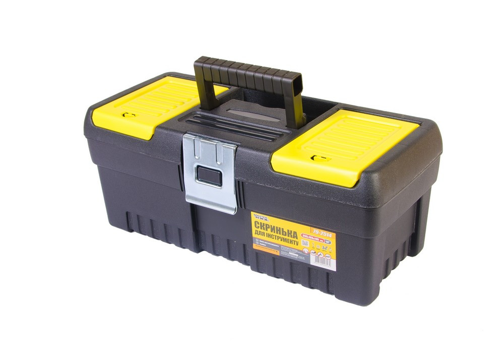 MASTERTOOL Скриня для інструментів MASTERTOOL з металевими замками органайзери 14" 355х165х145 Київ - фото 2