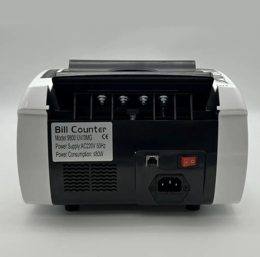 Машинка для рахунку грошей із детектором Bill Counter 9800MG 9481, біла Вінниця - фото 4