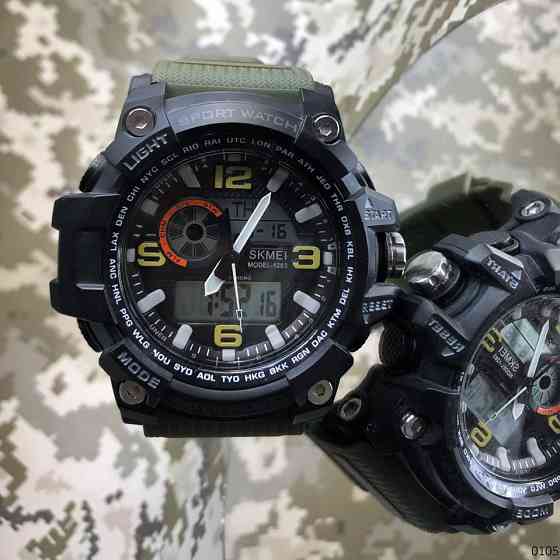 Skmei 1283 Black-Military Wristband. Київ